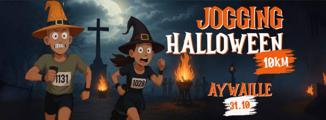 Jogging Halloween 2025 banner